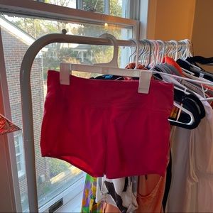 Lulu Lemon pink 4” shorts